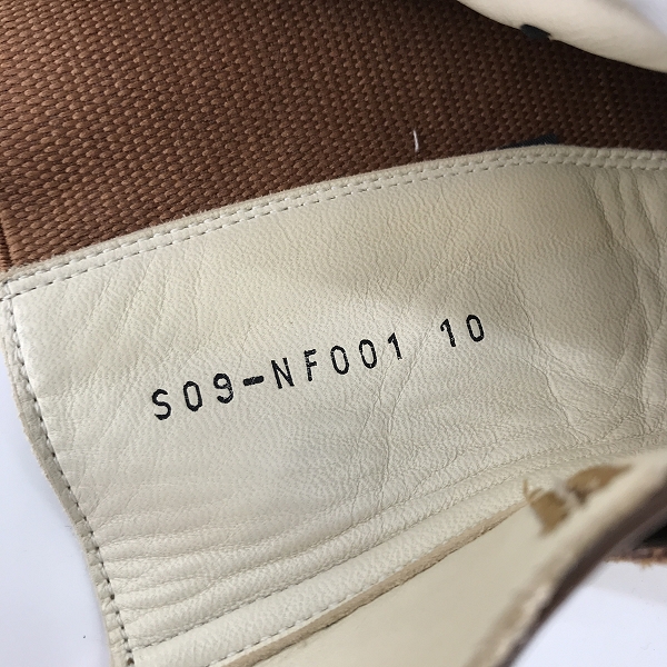 実際に弊社で買取させて頂いたNUMBER(N)INE/ナンバーナイン ウエスタン柄 スエードブーツ/10の画像 5枚目