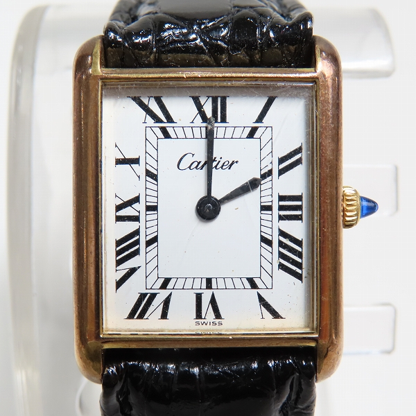 実際に弊社で買取させて頂いたCartier/カルティエ プレマストタンク 18K 腕時計/ウォッチ【動作未確認】