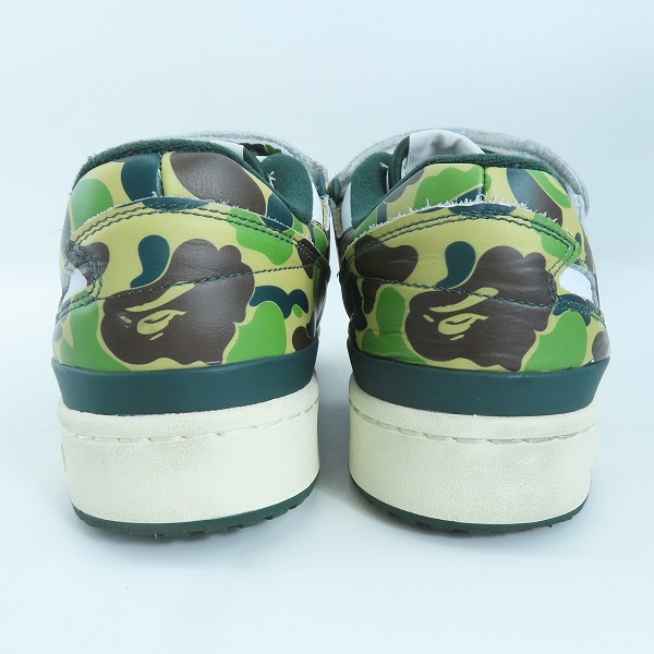 実際に弊社で買取させて頂いたadidas×A BATHING APE/アディダス×アベイシングエイプ Forum 84 Low 30th Anniversary/フォーラム ID4771/28.5の画像 1枚目
