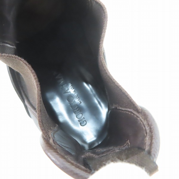 実際に弊社で買取させて頂いたGIORGIO ARMANI/ジョルジオアルマーニ サイドゴアブーツ 6の画像 4枚目