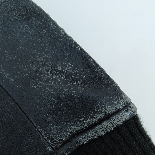 実際に弊社で買取させて頂いたURBAN RESEARCH iD/アーバンリサーチアイディ 袖レザー 中綿スタジャン/Mの画像 6枚目