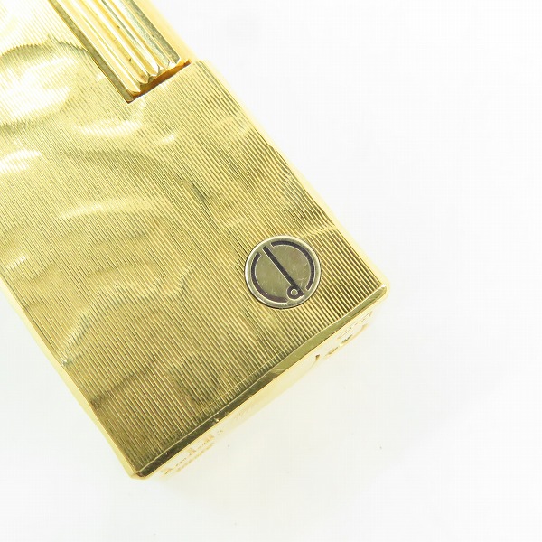 実際に弊社で買取させて頂いたdunhill/ダンヒル サイドローラー ガスライター ゴールドの画像 6枚目