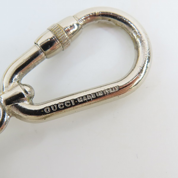 実際に弊社で買取させて頂いたGUCCI/グッチ Wホルダー カラビナ キーホルダーの画像 3枚目