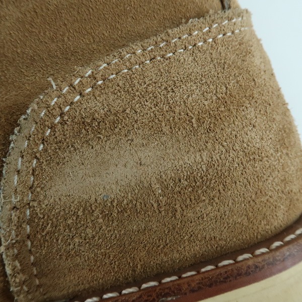 実際に弊社で買取させて頂いたHYSTERIC GLAMOUR/ヒステリックグラマー スエード ワークブーツ ビブラムソール/10Eの画像 8枚目