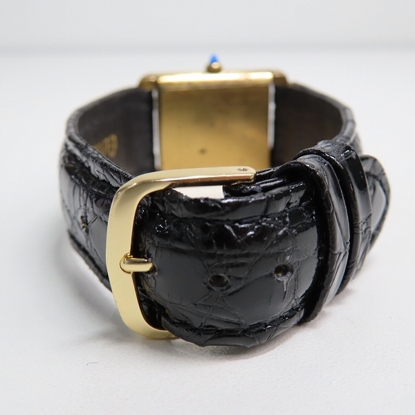 実際に弊社で買取させて頂いたCartier/カルティエ プレマストタンク 18K 腕時計/ウォッチ【動作未確認】の画像 2枚目