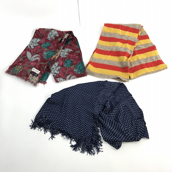 実際に弊社で買取させて頂いた【おまとめ】ユナイテッドアローズ/アルマーニ/ポールスミス 等 マフラー/ストールの画像 1枚目