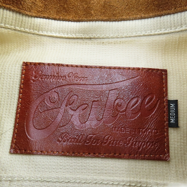 実際に弊社で買取させて頂いたCALEE/キャリー エルボーパッチ ワークジャケット/Mの画像 2枚目