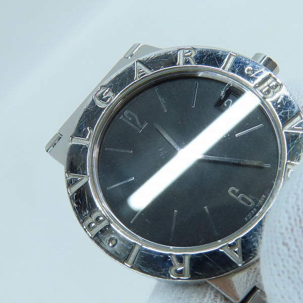 実際に弊社で買取させて頂いたBVLGARI/ブルガリ ブルガリブルガリ クオーツ腕時計 BB30SSD 【動作未確認】の画像 5枚目