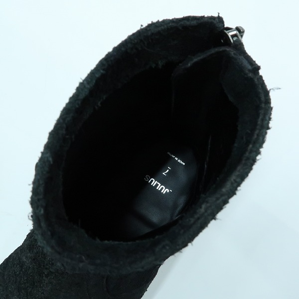 実際に弊社で買取させて頂いたJULIUS/ユリウス ステアリバース バックジップ エンジニアブーツ/3の画像 4枚目