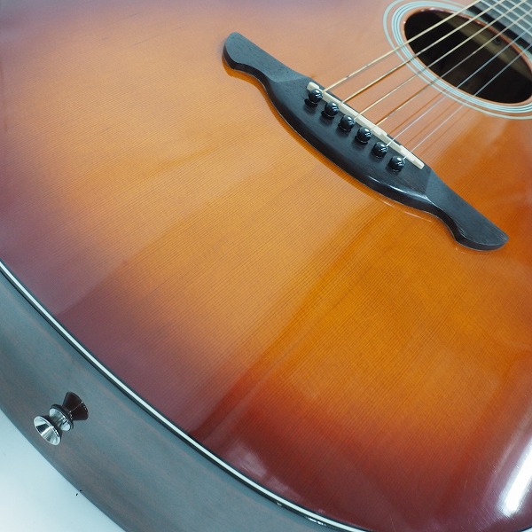 実際に弊社で買取させて頂いた★James/ジェームス JS600E ARD エレアコ/アコースティックギター/アコギ スモールボディ ギグケース付の画像 6枚目