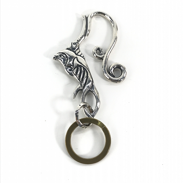 実際に弊社で買取させて頂いたGANGSTERVILLE×Galcia/ギャングスタービル×ガルシア スワロー キーホルダー シルバーの画像 2枚目