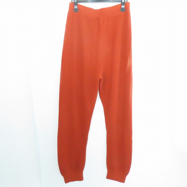 実際に弊社で買取させて頂いたAURALEE/オーラリー コットンニット イージーパンツ A8SP03TR/5の画像 1枚目