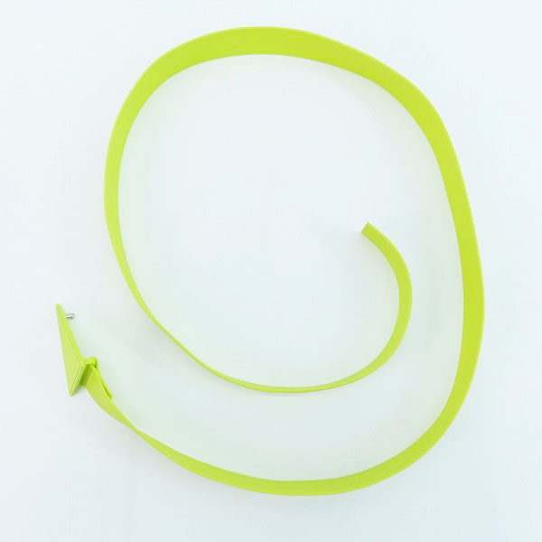 実際に弊社で買取させて頂いたBOTTEGA VENETA/ボッテガヴェネタ トライアングルラバーベルト ライトグリーン系 702028の画像 7枚目