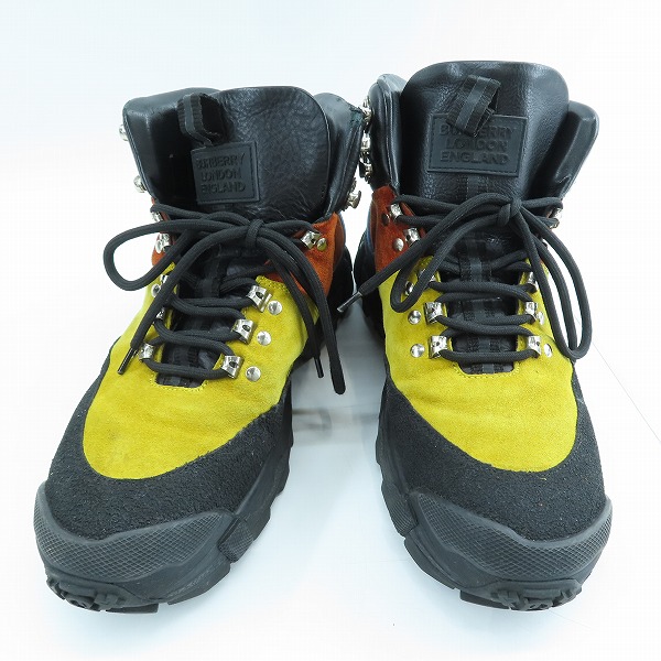 実際に弊社で買取させて頂いたBURBERRY/バーバリー トレッキングブーツ スウェード 切り替え/41