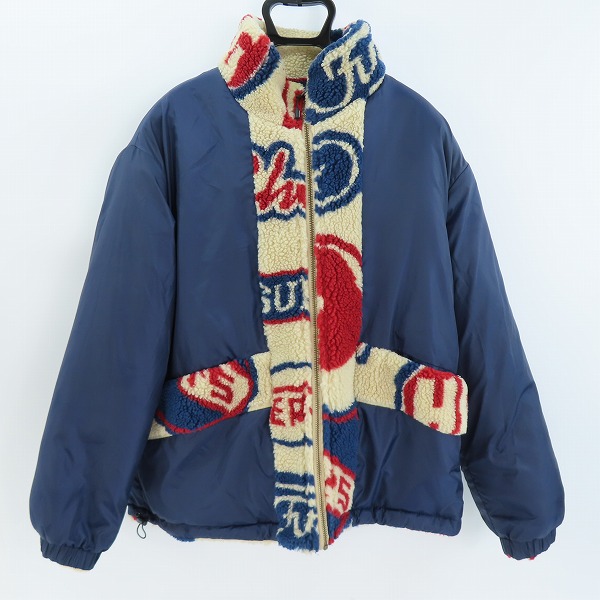 実際に弊社で買取させて頂いたHYSTERIC GLAMOUR/ヒステリックグラマー SUPER HYS ジャガード リバーシブル ブルゾン 01223AB07/Fの画像 2枚目