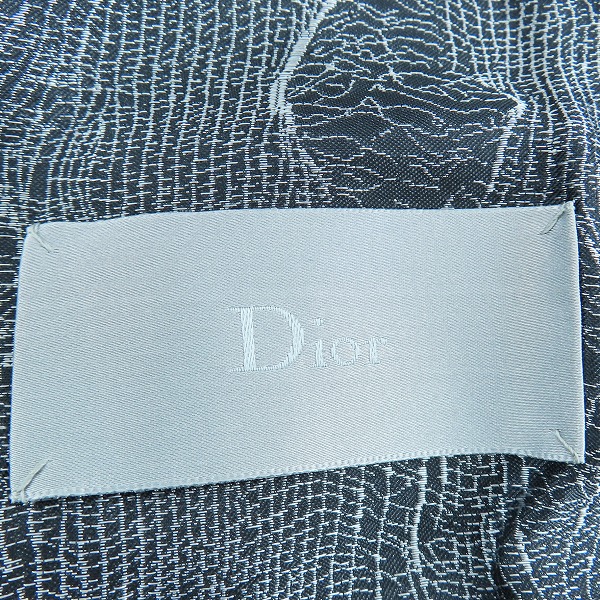 実際に弊社で買取させて頂いた【JPタグ】DIOR/ディオール 17SS hand stitched bomber jacke/ステッチリブナイロンボンバージャケット 763C453W4677/44の画像 2枚目