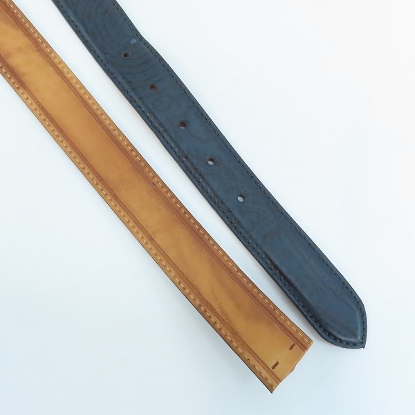 実際に弊社で買取させて頂いたETRO/エトロ ペイズリー柄/総柄 レザーベルト 42/105の画像 2枚目