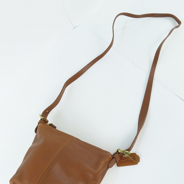 実際に弊社で買取させて頂いたCOACH/コーチ オールドコーチ カウハイドレザー ミニショルダーバッグ 4130の画像 3枚目