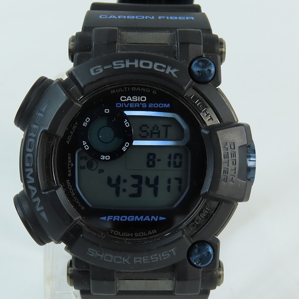 実際に弊社で買取させて頂いたG-SHOCK/Gショック FROGMAN/フロッグマン マスターオブG タフソーラー/GWF-D1000B-1JFの画像 1枚目