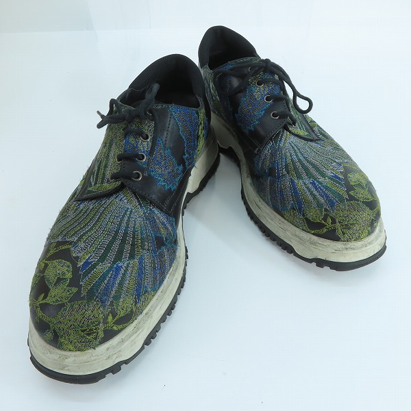 実際に弊社で買取させて頂いた(1)EMPORIO ARMANI/エンポリオ アルマーニ  ローカット スニーカー 総柄 X4C444/6