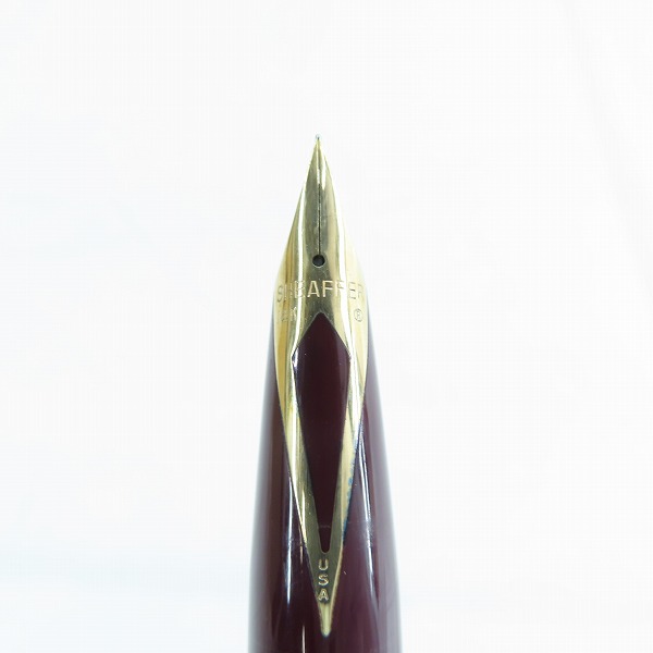 実際に弊社で買取させて頂いたSHEAFFER/シェーファー 万年筆 米国製/USA製 ペン先14Kの画像 1枚目