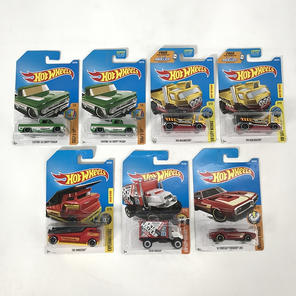 実際に弊社で買取させて頂いた【おまとめ/未開封】Hot Wheels/ホットウィール BAJA HAULER/'62 CHEVY PICKUP/THE EMBOSSER 他