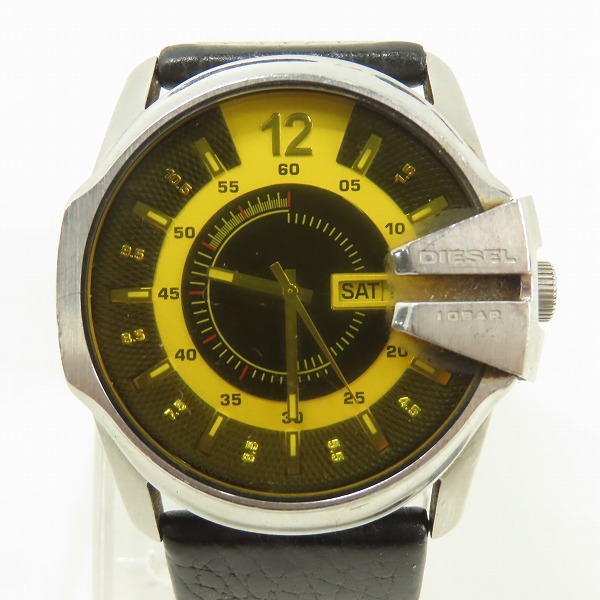 実際に弊社で買取させて頂いた【ジャンク/動作未確認】DIESEL/ディーゼル Master Chief/マスターチーフ 腕時計 DZ-1399/DZ-1207/2点セットの画像 4枚目