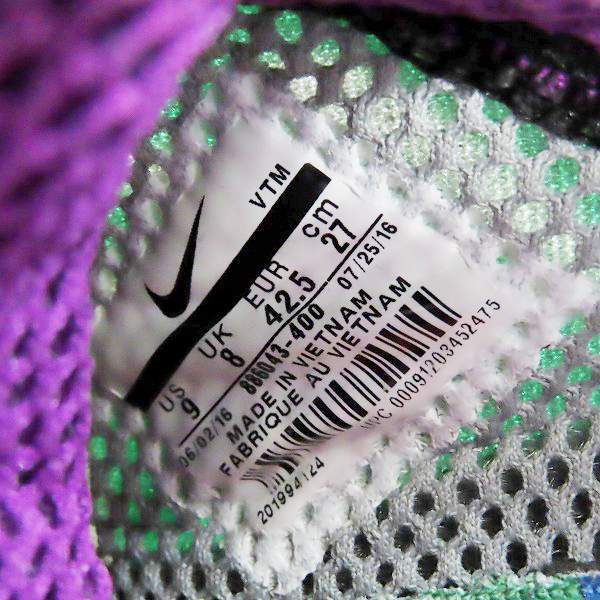 実際に弊社で買取させて頂いたNIKE×BEAMS/ナイキ×ビームス AIR PRESTO QS/エアプレスト 40周年記念 マルチカラー 886043-400/27.0の画像 5枚目