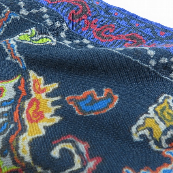 実際に弊社で買取させて頂いたETRO/エトロ  ペイズリー柄大判ストールの画像 3枚目