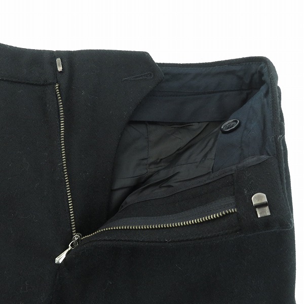 実際に弊社で買取させて頂いたDIRK BIKKEMBERGS/ダークビッケンバーグ パターン切替 ウールパンツ/44の画像 4枚目