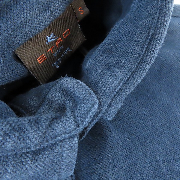 実際に弊社で買取させて頂いたETRO/エトロ 両胸ポケット 半袖ポロシャツ 52-13926-9330/Sの画像 7枚目