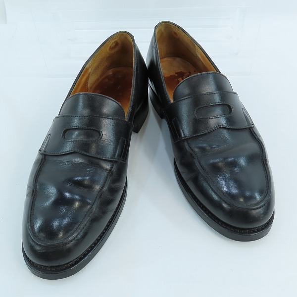 実際に弊社で買取させて頂いたJOHN LOBB/ジョンロブ LOPEZ/ロペス  レザー コインローファー/レザーシューズ 純正シューツリー付き ラスト310 9005/6.5E