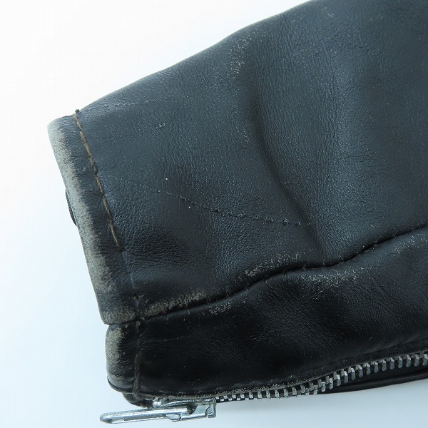 実際に弊社で買取させて頂いたSCHOTT/ショット シングル レザー ライダースジャケット/38の画像 6枚目