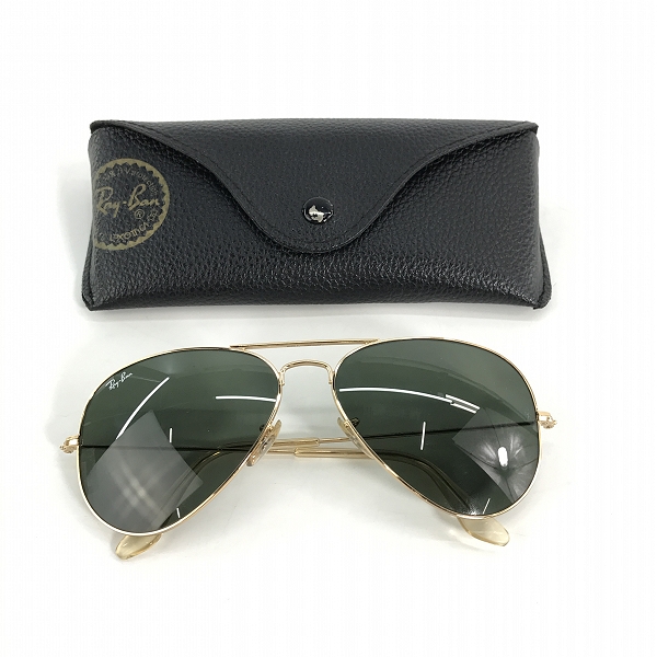 実際に弊社で買取させて頂いたRay-Ban/レイバン AVIATOR/アビエーター LARGE METAL  サングラス/アイウェア RB3025 L0205の画像 8枚目