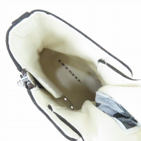 実際に弊社で買取させて頂いたRick Owens DRKSHDW/リックオウエンス ダークシャドウ ABSTRACT SNEAK BLK PEARL MILK MILK DU02C5840/42 の画像 4枚目