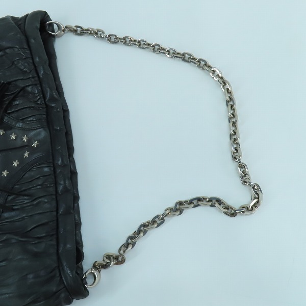 実際に弊社で買取させて頂いたJIMMY CHOO/ジミーチュウ  レザー ショルダーバッグの画像 5枚目