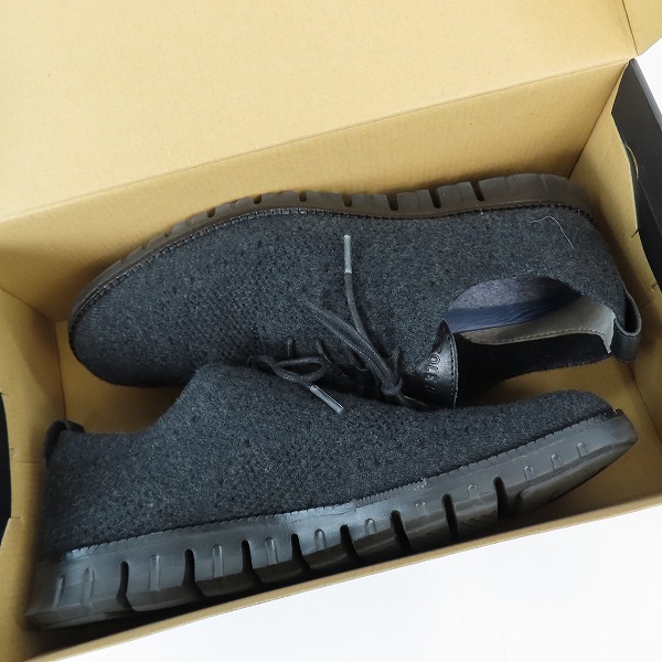 実際に弊社で買取させて頂いたCOLE HAAN/コールハーン ZERO GRAND/ゼログランド ウール シューズ C30618/8.5Mの画像 7枚目