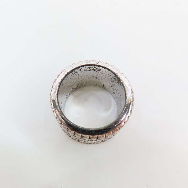 実際に弊社で買取させて頂いたVERSACE/ヴェルサーチ ロゴリング 20-21号の画像 5枚目