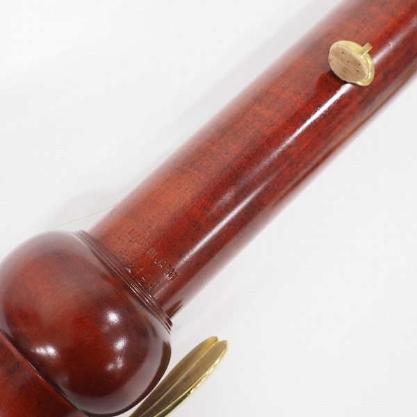 実際に弊社で買取させて頂いた★YAMAHA/ヤマハ YRB-61 バロック式 木製バスリコーダー 日本製 ハードケース付きの画像 6枚目