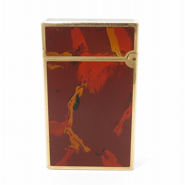 実際に弊社で買取させて頂いたS.T.Dupont/デュポン LINE2/ライン2 マーブル模様 ガスライターの画像 1枚目