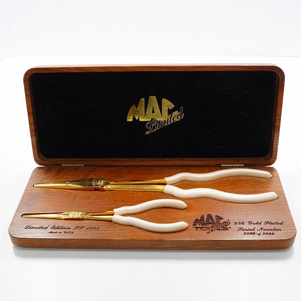 実際に弊社で買取させて頂いたMac Tools/マックツールズ Limited Edition 24K Gold Plated 1995 限定モデル ニードルノーズプライヤーの画像 1枚目