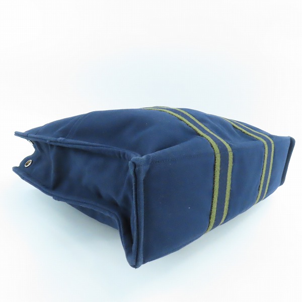 実際に弊社で買取させて頂いたHERMES/エルメス エールライン コットン トートバッグ/ハンドバッグの画像 2枚目