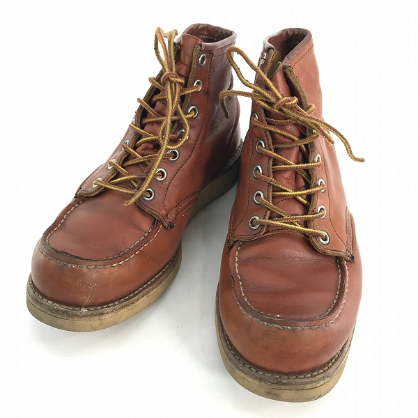 実際に弊社で買取させて頂いた【難あり】RED WING/レッドウィング 875 アイリッシュセッター 白四角犬タグUSA ヴィンテージ 7.5E