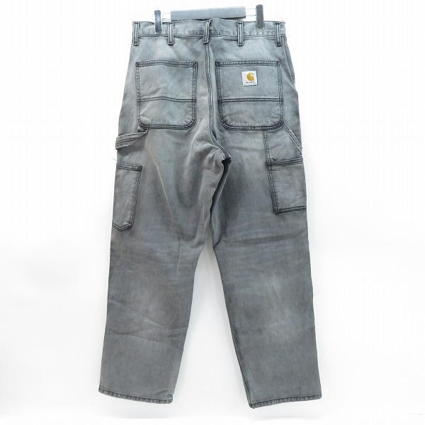 実際に弊社で買取させて頂いたCarhartt/カーハート DOUBLE KNEE PANT デニムパンツ ブラック系 /30×32の画像 1枚目