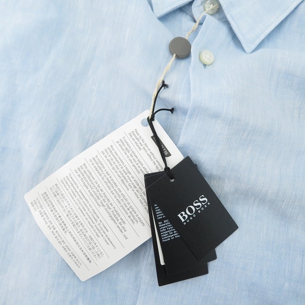 実際に弊社で買取させて頂いた【未使用】HUGO BOSS/ヒューゴボス 半袖 シャツ 10204946 3XLの画像 5枚目