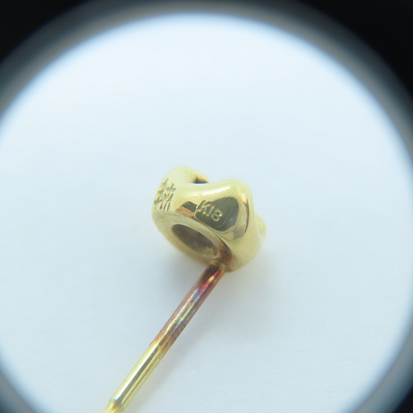 実際に弊社で買取させて頂いたBloodyMary/ブラッディマリー K18 ナットピアス ストーン付きの画像 3枚目