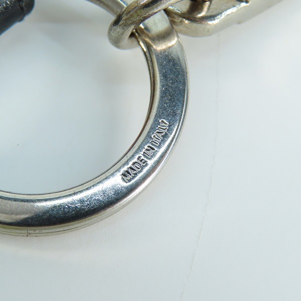 実際に弊社で買取させて頂いたGUCCI/グッチ グッチシマ レザー キーホルダー/キーリングの画像 6枚目