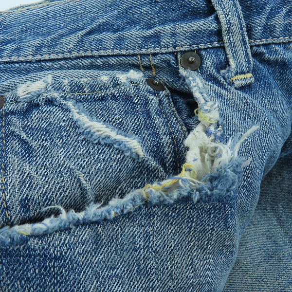 実際に弊社で買取させて頂いたLEVI'S/リーバイス 501ZXX TALONジップ/シングルステッチ/隠しリベット ヴィンテージ デニムパンツ/ジーンズの画像 7枚目