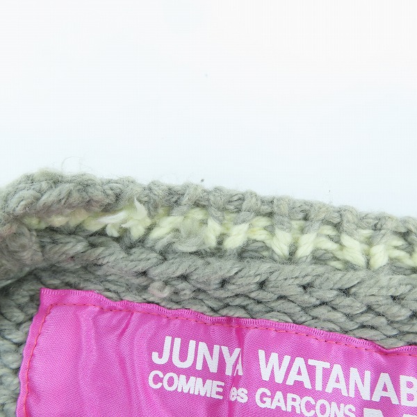 実際に弊社で買取させて頂いたJUNYA WATANABE MAN/ジュンヤワタナベマン ニットベスト AD2004 UO-N004の画像 6枚目