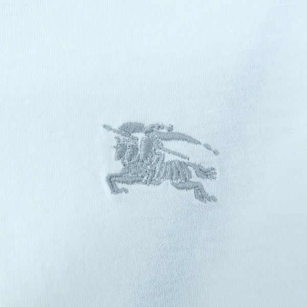 実際に弊社で買取させて頂いた【JPタグ】BURBERRY London England/バーバリーロンドン イングランド ロゴ胸刺繍 クルーネック Tシャツ/Lの画像 3枚目